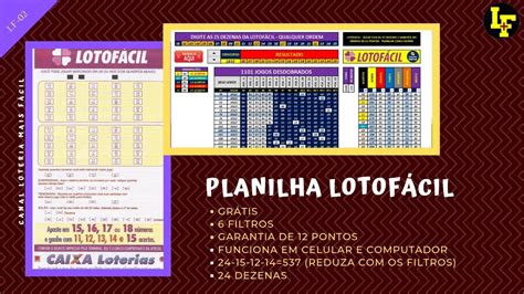 baixar planilha lotofácil 24 dezenas grátis